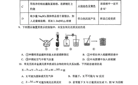 化学-重庆市重庆八中2025-2026学年高一下学期定时训练2_2026年04月高一试卷_260408重庆市重庆八中2025-2026学年高一下学期定时训练2