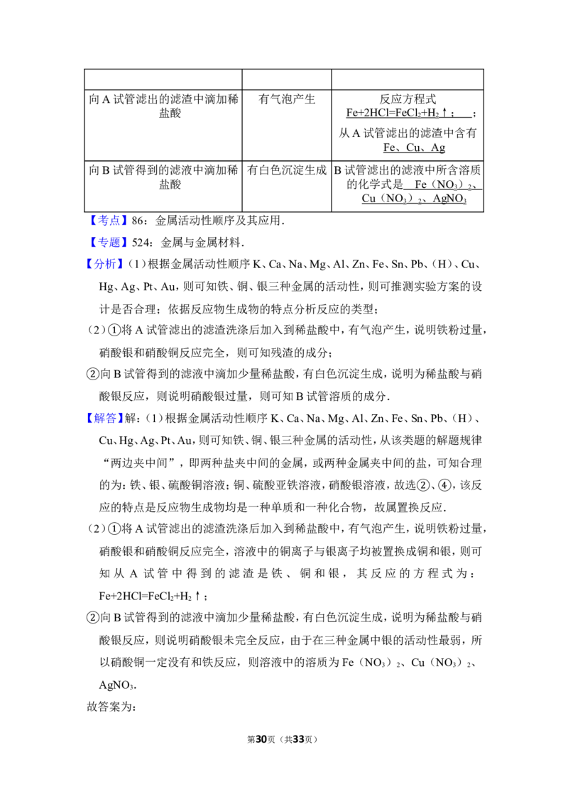 2012年上海市闵行区中考化学二模试卷_0122026上海中考一模二模真题试卷_2025-2012年_5.上海中考化学一模二模（12-24）_二模_2012年上海市中考化学二模试卷（17份）