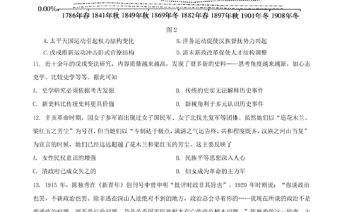 合肥六校联盟2024-2025学年第一学期期末联考高一年级历史2024-2025学年第一学期期末考试高一年级历史试卷_2025年02月试卷_0224安徽省合肥市六校联盟2024-2025学年高一上学期1月期末考试