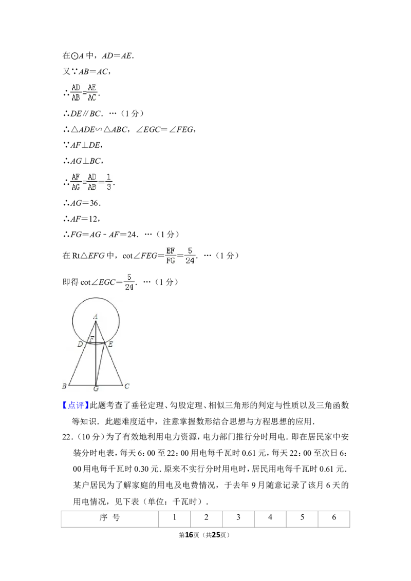 2013年上海市闵行区中考数学二模试卷_0122026上海中考一模二模真题试卷_2025-2012年_2.上海中考数学一模二模（12-24）_二模_2013年上海市中考数学二模试卷（16份）