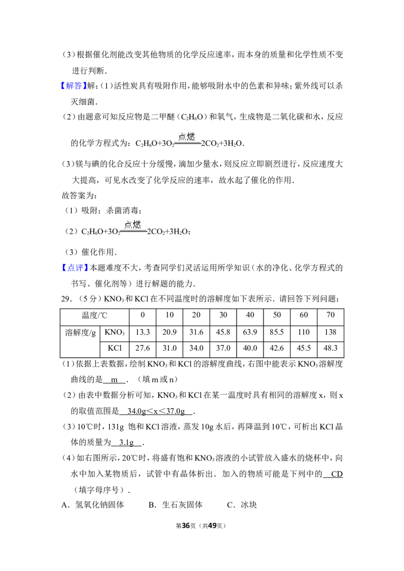 2012年上海市杨浦区中考化学一模试卷_0122026上海中考一模二模真题试卷_2025-2012年_5.上海中考化学一模二模（12-24）_一模_2012年上海市中考化学一模试卷（17份）