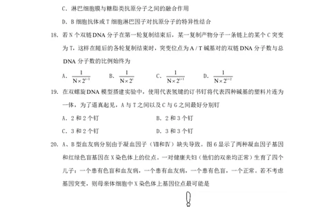 2015年上海市高考生物试题及答案_0122026上海中考一模二模真题试卷_2026年上海一模_上海1500初中高中试卷_高中_高考真题_6.上海高考生物2023-2014