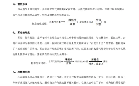 第3.4课时升华和凝华（解析版）_初中全科电子版试卷练习试题_物理_8年级上册物理试题_人教版物理八年级上课时练习（104份）_课时练习第2套25