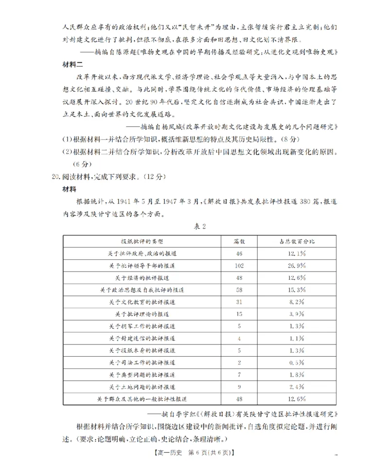 历史_扫描版_2026年03月高一试卷_260326云南金太阳2025-2026学年高一下学期3月开学联考_云南多校2025-2026学年高一下学期3月开学联考历史试卷