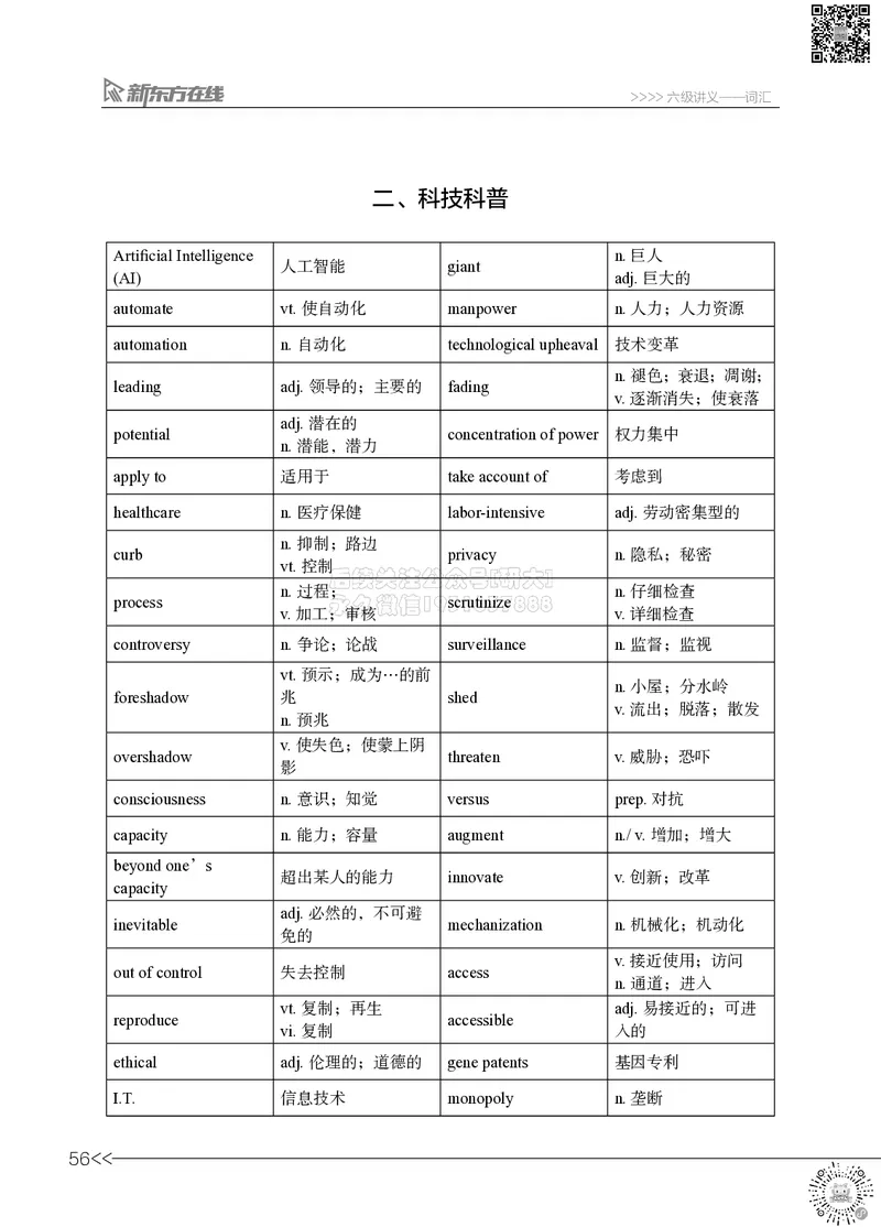 六级词汇讲义_2026年6月其他机构_06.2026六级英语26年06月_08.2026六级英语新东方班+_03返学费六级春季直通车2026年06考季_01课件_六级核心技巧讲解
