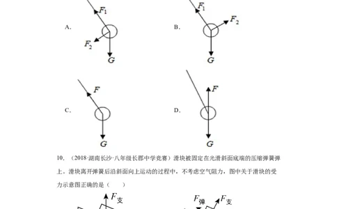 第01讲力、重力、弹力（学生版）-2023-2024全国初中物理竞赛试题精选精编_初物_初中物理培优竞赛试题校联考专题重难题汇编练习通用电子版PPT