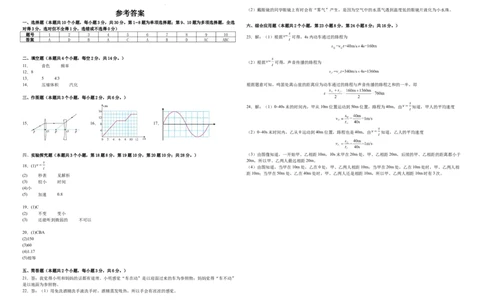 期末提升卷（试题）_初物_八年级上下册+九年级全一册物理_八年级物理上册_期中+期末（完）_期末
