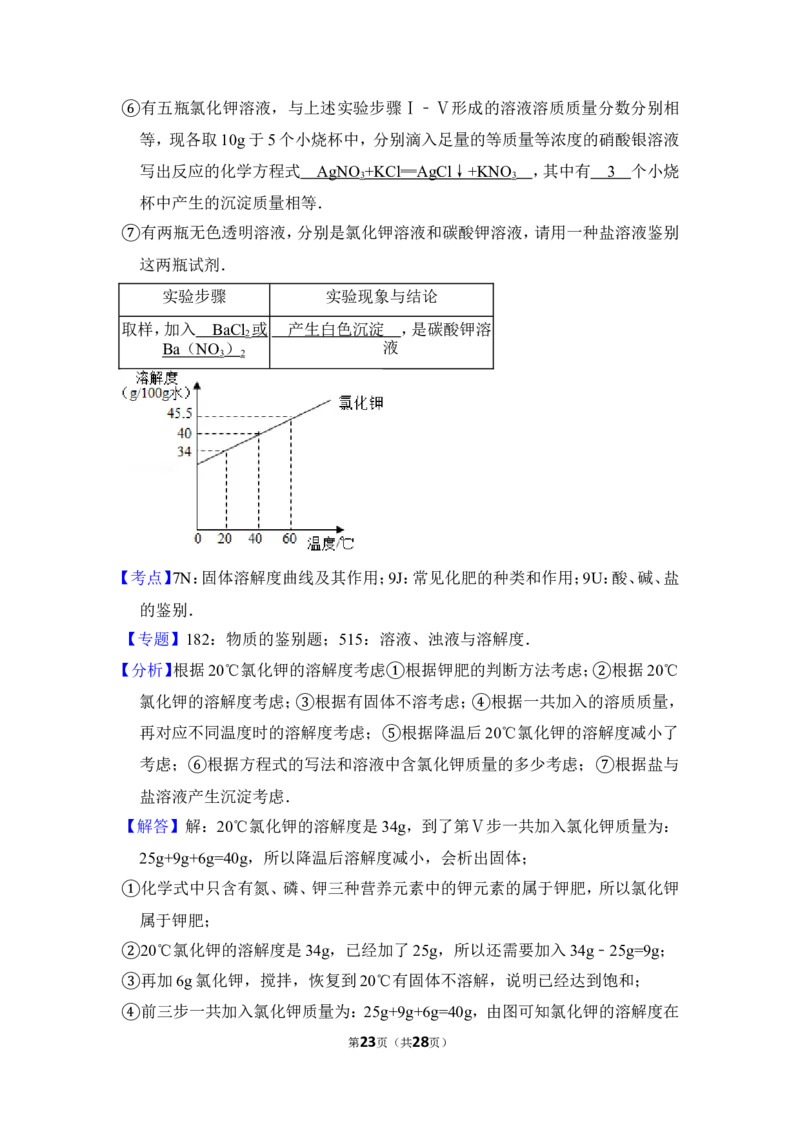 2013年上海市黄浦区中考化学二模试卷_0122026上海中考一模二模真题试卷_2025-2012年_5.上海中考化学一模二模（12-24）_二模_2013年上海市中考化学二模试卷（16份）