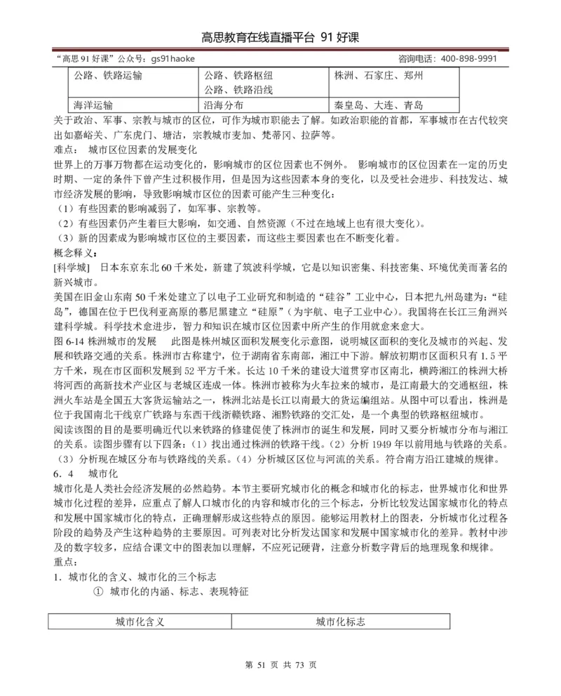 （超详）高中地理知识点归纳汇总_《初中全科目知识点汇总》_初高中知识点归纳汇总