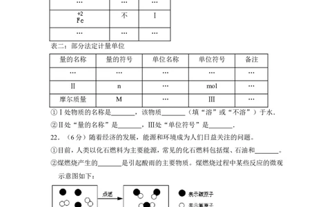 2017年上海市奉贤区中考化学二模试卷_0122026上海中考一模二模真题试卷_2026年上海一模_上海1500初中高中试卷_初中_上海中考一模二模三模真题卷及解析_5.上海中考化学一模二模（12-24）
