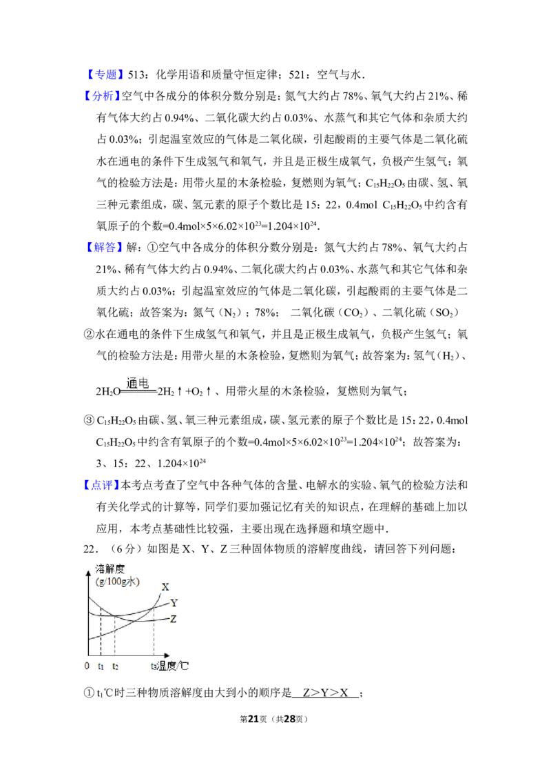 2016年上海市虹口区中考化学一模试卷_0122026上海中考一模二模真题试卷_2025-2012年_5.上海中考化学一模二模（12-24）_一模_2016年上海市中考化学一模试卷（15份）