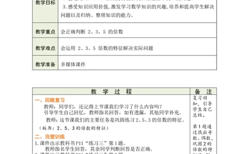 第5课时_小学数学人教版单独教案（1-6上下册）_《绿卡图书教案》1-6下册（26春）_5年级下册（26春）_第2单元