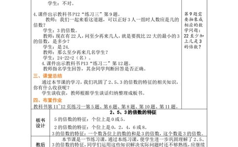 第5课时_小学数学人教版单独教案（1-6上下册）_《绿卡图书教案》1-6下册（26春）_5年级下册（26春）_第2单元