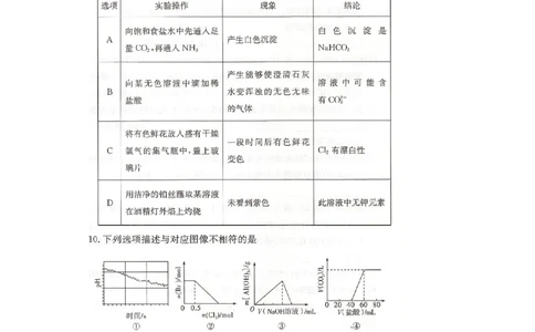 化学试题_2025年12月高一试卷_251219新高考教学教研联盟（长郡20校）高一12月学情检测（全）_湖南省新高考教学教研联盟2025-2026学年高一上学期12月月考化学试题（PDF版，含解析）