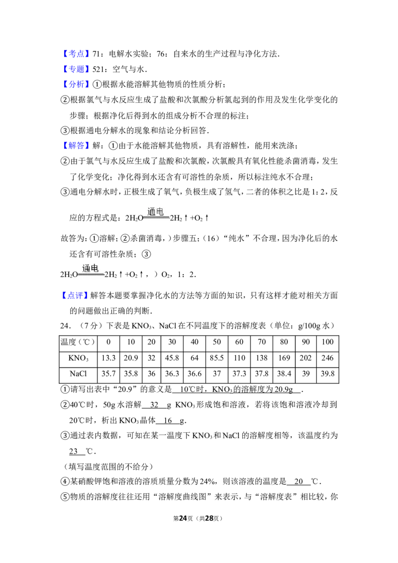 2013年上海市普陀区中考化学一模试卷_0122026上海中考一模二模真题试卷_2025-2012年_5.上海中考化学一模二模（12-24）_一模_2013年上海市中考化学一模试卷（16份）