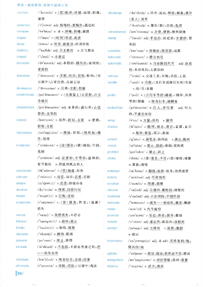 英语六级核心词完整版_2025刘晓燕四六级_2025年12月刘晓燕六级全程班_00讲义资料_就这样过英语六级（真题+模拟）电子资料）_英语六级核心词
