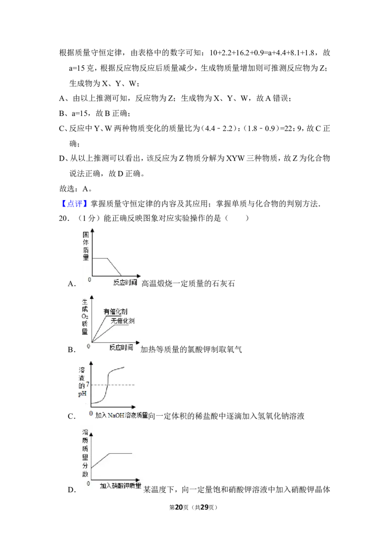 2014年上海市嘉定区中考化学一模试卷_0122026上海中考一模二模真题试卷_2025-2012年_5.上海中考化学一模二模（12-24）_一模_2014年上海市中考化学一模试卷（15份）