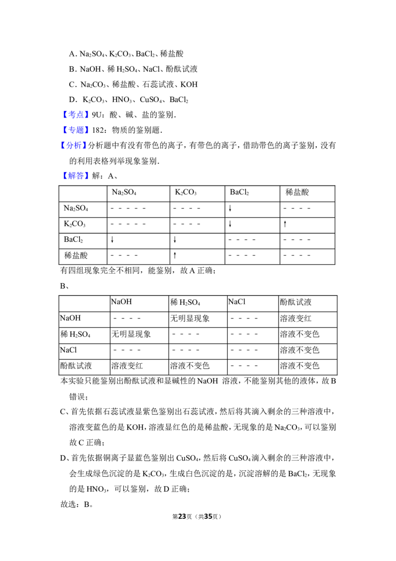 2013年上海市闵行区中考化学二模试卷_0122026上海中考一模二模真题试卷_2026年上海一模_上海1500初中高中试卷_初中_上海中考一模二模三模真题卷及解析_5.上海中考化学一模二模（12-24）