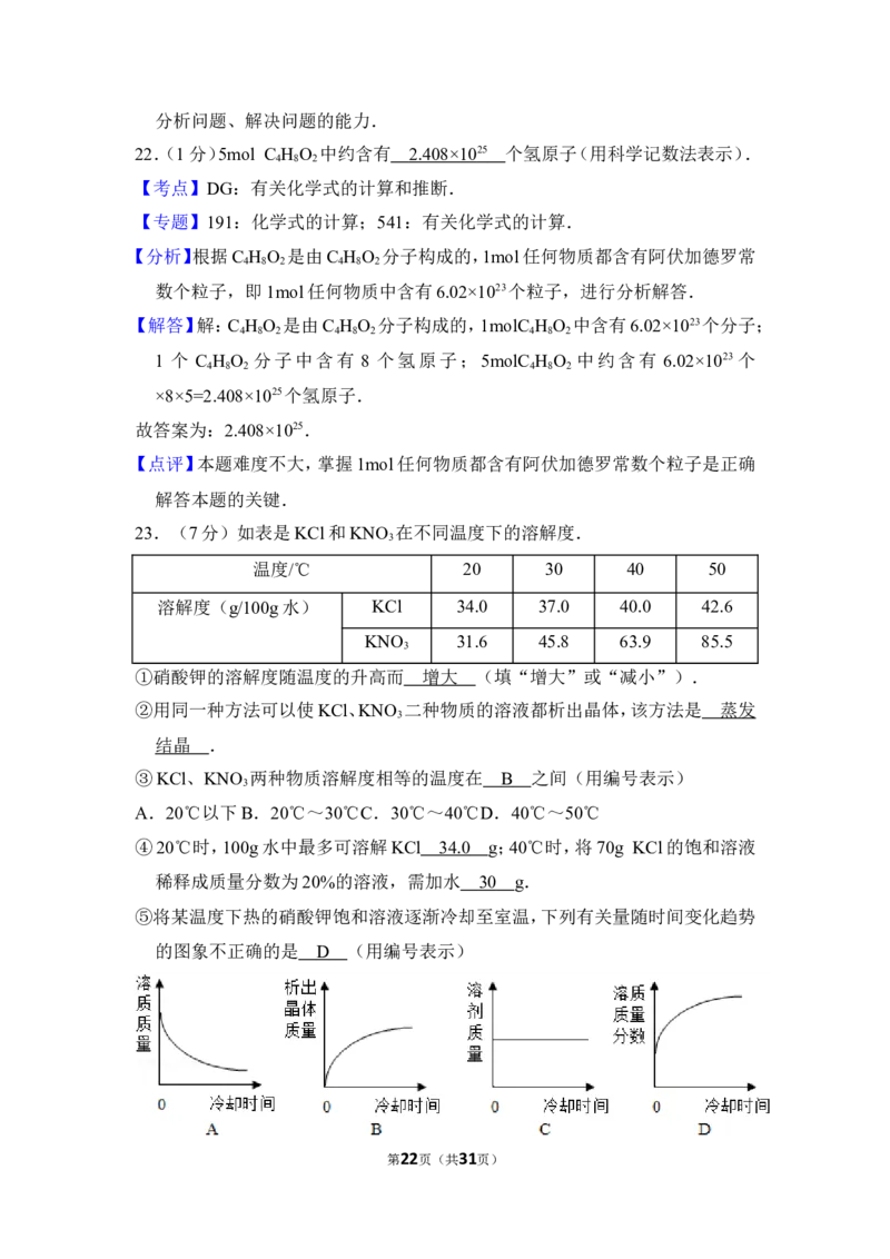 2016年上海市崇明县中考化学二模试卷_0122026上海中考一模二模真题试卷_2025-2012年_5.上海中考化学一模二模（12-24）_二模_2016年上海市中考化学二模试卷（19份）