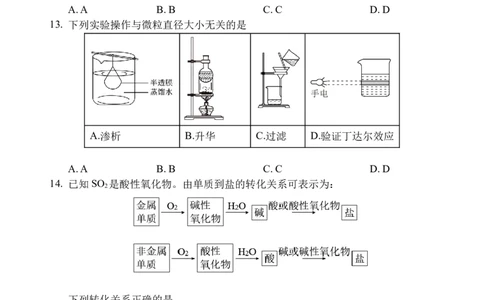 化学试题_2025年10月高一试卷_251026四川省遂宁市射洪中学2025-2026学年高一上学期10月月考试题（全）_四川省遂宁市射洪中学2025-2026学年高一上学期10月月考试题化学Word版含答案