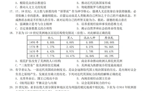 历史-杭州地区(含周边)重点中学2025学年高一第二学期期中联考_2026年04月高一试卷_260426杭州地区(含周边)重点中学2025学年高一第二学期期中联考（全科）