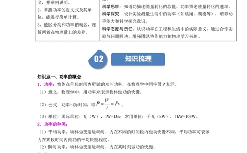 课时11.2功率（教师版）_初物_八年级上下册+九年级全一册物理_八年级物理下册_讲义（更新中）-U26