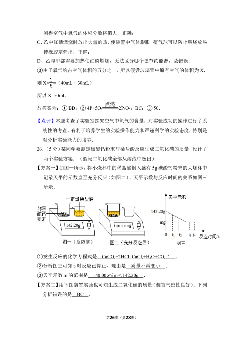 2015年上海市虹口区中考化学一模试卷_0122026上海中考一模二模真题试卷_2025-2012年_5.上海中考化学一模二模（12-24）_一模_2015年上海市中考化学一模试卷（15份）