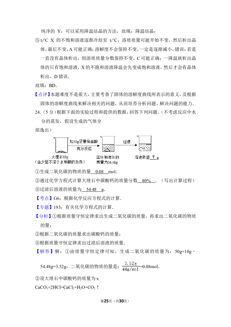2016年上海市闵行区中考化学二模试卷_0122026上海中考一模二模真题试卷_2025-2012年_5.上海中考化学一模二模（12-24）_二模_2016年上海市中考化学二模试卷（19份）