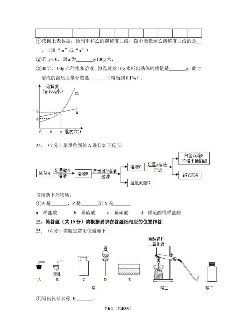 2013年上海市虹口区中考化学二模试卷_0122026上海中考一模二模真题试卷_2025-2012年_5.上海中考化学一模二模（12-24）_二模_2013年上海市中考化学二模试卷（16份）