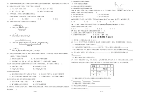 化学眉山市县高中24级高一期末联考化学试题_2025年02月试卷_0202四川省眉山市2024-2025学年高一上学期1月期末联考试题