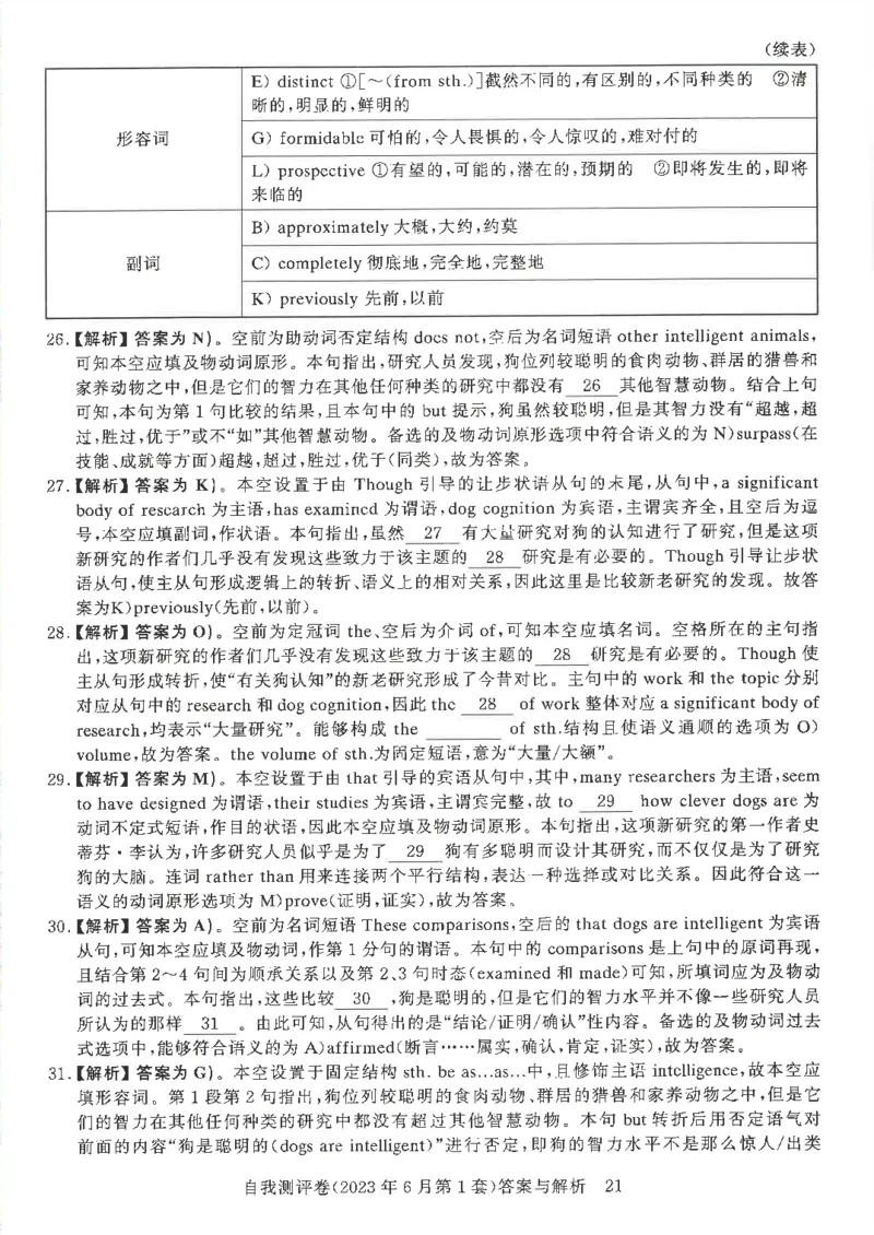 大学英语六级自我测评卷含答案_2025刘晓燕四六级_2025年12月刘晓燕六级全程班_00讲义资料_就这样过英语六级（真题+模拟）电子资料）_大学英语六级考试自我测评卷