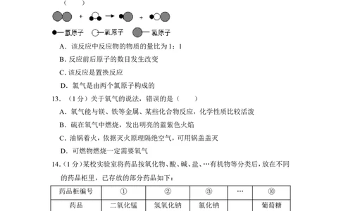 2015年上海市徐汇区中考化学二模试卷_0122026上海中考一模二模真题试卷_2025-2012年_5.上海中考化学一模二模（12-24）_二模_2015年上海市中考化学二模试卷（16份）