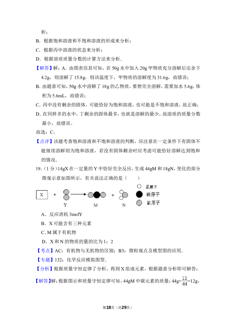 2015年上海市黄浦区中考化学二模试卷_0122026上海中考一模二模真题试卷_2025-2012年_5.上海中考化学一模二模（12-24）_二模_2015年上海市中考化学二模试卷（16份）