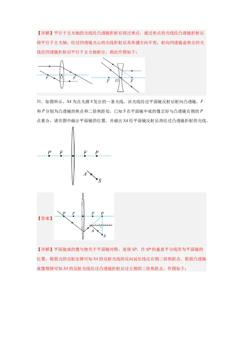 第5章透镜及其应用（A卷&bull;单元套卷）（教师版）_初物_八年级上下册+九年级全一册物理_八年级物理上册_单元测试（完）