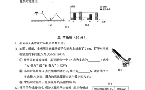 2026届静安区中考物理二模答案_0122026上海中考一模二模真题试卷_2026上海二模更新中1_静安