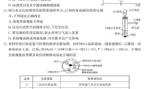 吉林省长春市第二实验中学2025-2026学年高一上学期11月期中考试化学PDF版含解析_2025年12月高一试卷_251213吉林省长春市第二实验中学2025-2026学年高一上学期11月期中考试（全）