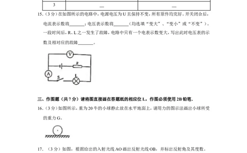 2020年上海市浦东新区中考物理二模试卷_0122026上海中考一模二模真题试卷_2025-2012年_4.上海中考物理一模二模（14-24）_二模_2020年上海市中考物理二模试卷（14份）