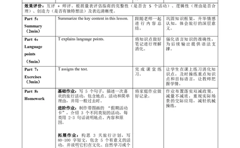 Unit1课时7SectionB（4a-4cProject）（教学设计）_最新人教版英语八年级上册_新版_初中英语8上新更新第一套可选择_01.U1-U3.英语8上-教案+PPT课件+导学案+分层作业第1套_Unit1