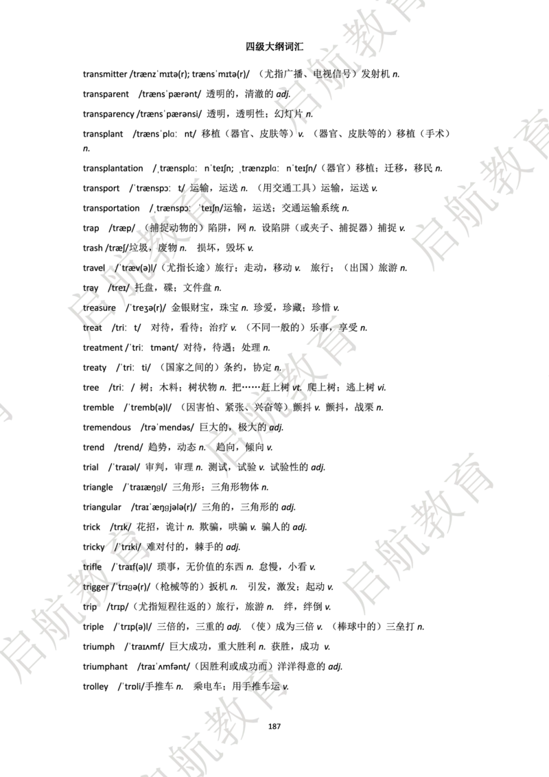 四级词汇大纲词_2025刘晓燕四六级_❤️2025年6月四六级新_2025年06月4级VIP全程（自动更新，与分享时间无关）_2025年06月4级VIP全程（自动更新，与分享时间无关）_01.电子讲义