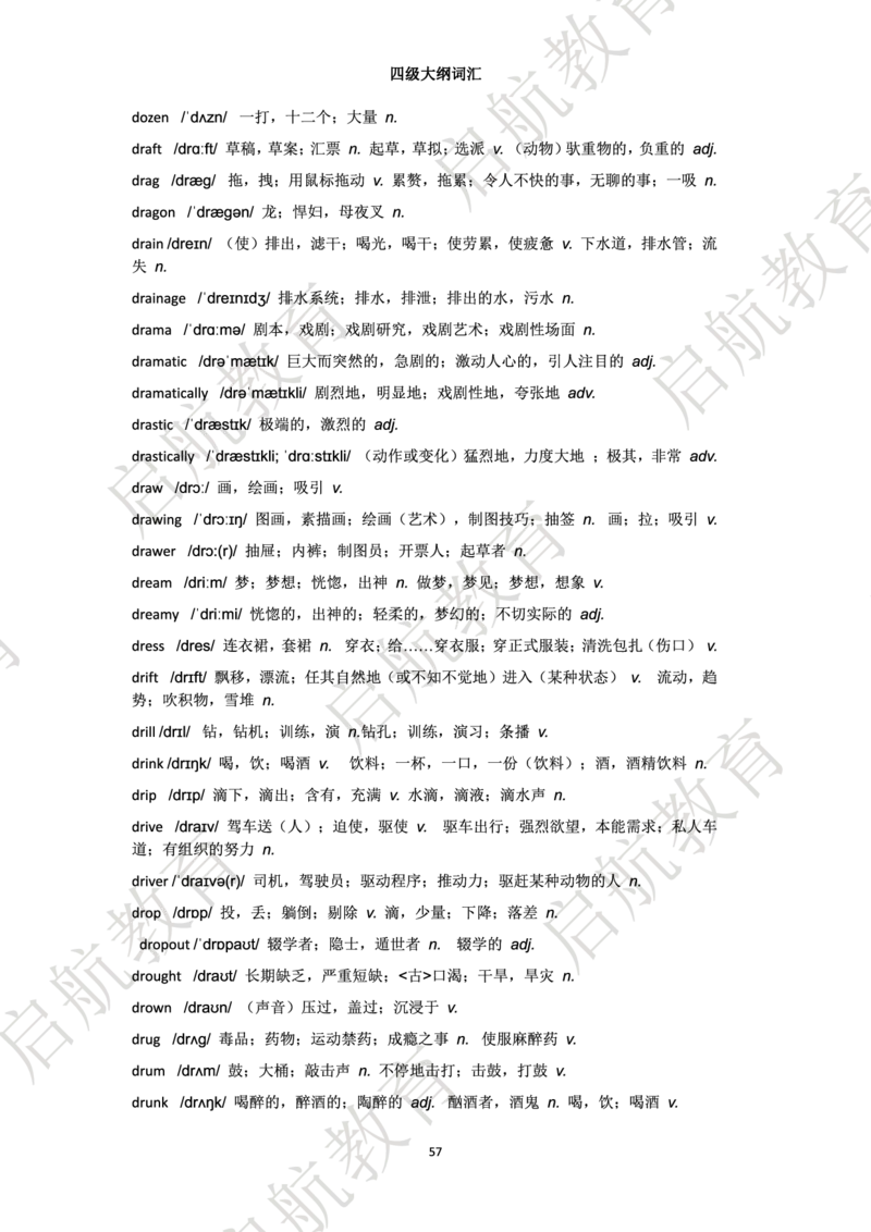四级词汇大纲词_2025刘晓燕四六级_❤️2025年6月四六级新_2025年06月4级VIP全程（自动更新，与分享时间无关）_2025年06月4级VIP全程（自动更新，与分享时间无关）_01.电子讲义