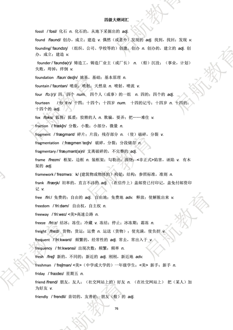 四级词汇大纲词_2025刘晓燕四六级_❤️2025年6月四六级新_2025年06月4级VIP全程（自动更新，与分享时间无关）_2025年06月4级VIP全程（自动更新，与分享时间无关）_01.电子讲义