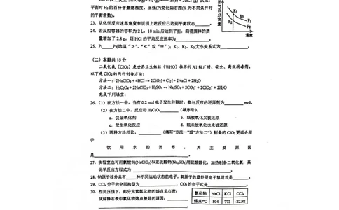 上海市嘉定区封浜高级中学2022-2023学年高三上学期11月期中考试化学试题_0122026上海中考一模二模真题试卷_2026年上海一模_上海1500初中高中试卷_高中_高三_上学期_2：期中