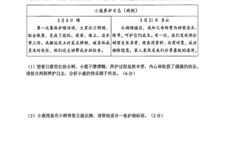 2026届松江区初三二模道法试卷_0122026上海中考一模二模真题试卷_2026上海二模更新中1_松江
