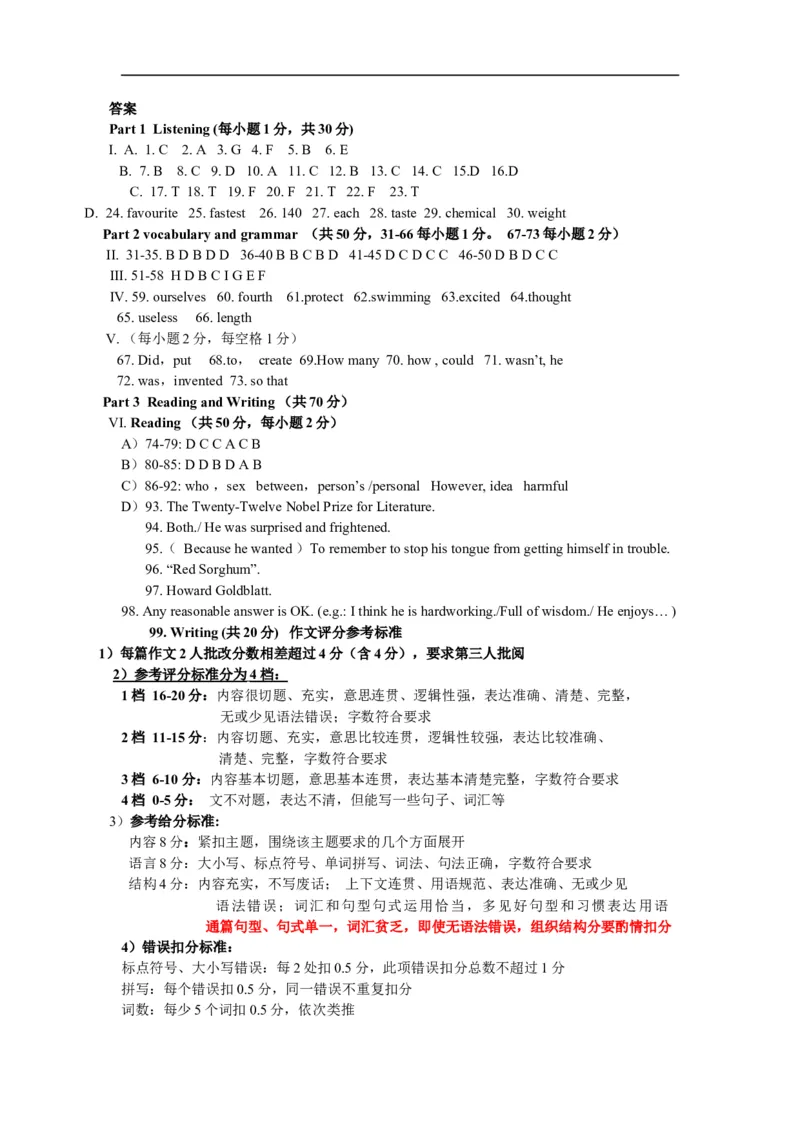 上海市浦东新区2013届九年级上学期期末（一模）质量监控英语试题及答案（word版）_0122026上海中考一模二模真题试卷_2025-2012年_3.上海中考英语一模二模（12-24）_一模