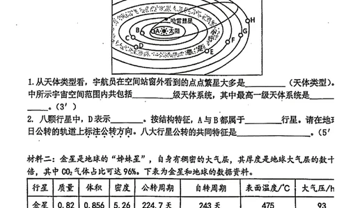 上海市上海中学2023-2024学年高一上学期期中地理试卷_0122026上海中考一模二模真题试卷_2026年上海一模_上海1500初中高中试卷_高中_高一_上学期_2：期中