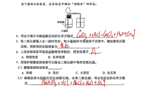 2026上海徐汇初三一模综合试卷（化学部分）解析_0122026上海中考一模二模真题试卷_2026年上海一模_上海1500初中高中试卷_徐汇区