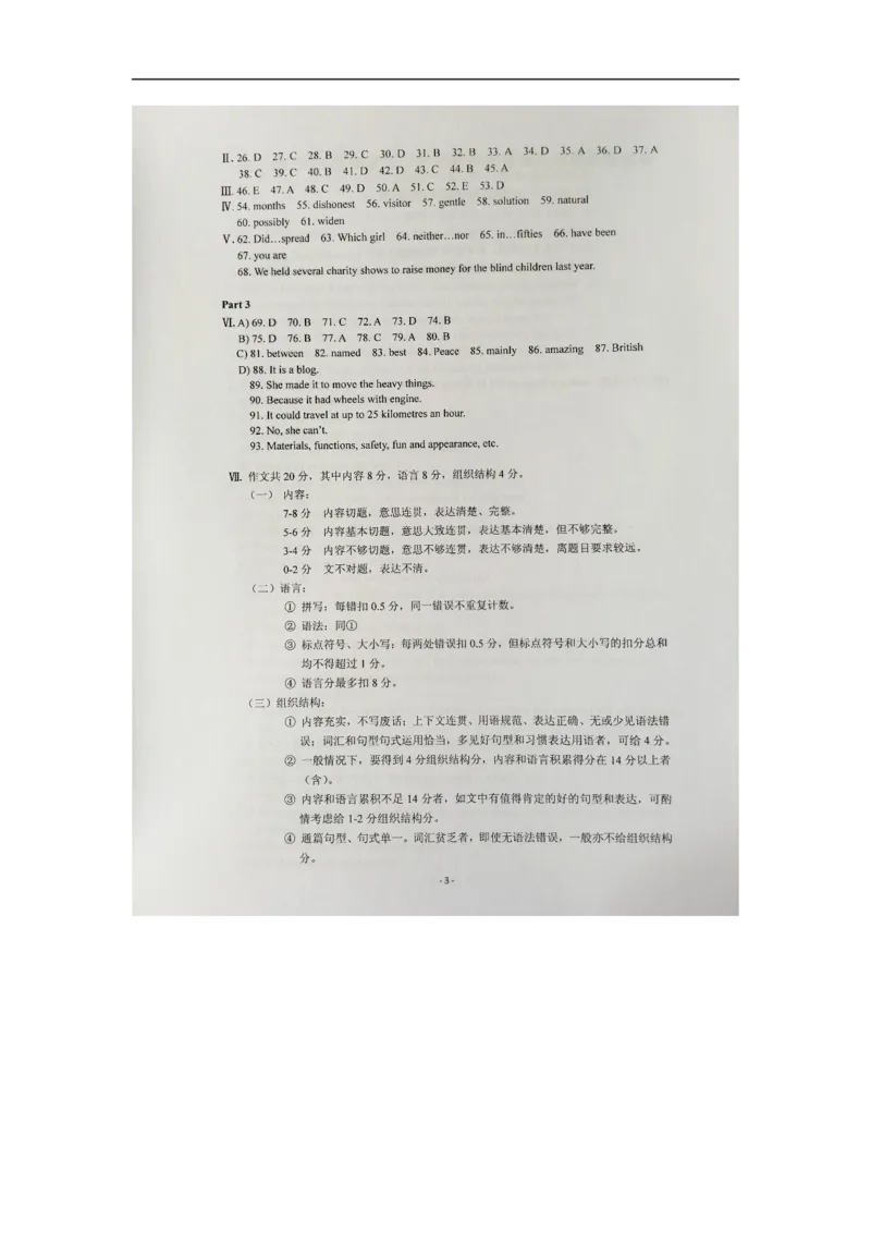 上海市闸北区2016届九年级4月质量调研（二模）英语试题及答案（word版）_0122026上海中考一模二模真题试卷_2025-2012年_3.上海中考英语一模二模（12-24）_二模（12年无音频）