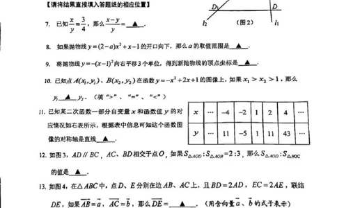 2025嘉定区初三一模数学试卷_0122026上海中考一模二模真题试卷_2025-2012年_6.2025年上海一模_分科目整理（试卷及答案）英语听力音频在这里_数学