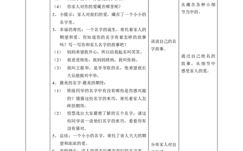 10家人的爱第一课时教案_26新一年级道法下册（统编版）_老课标资料_2、教学教案部编一下道法_教案1