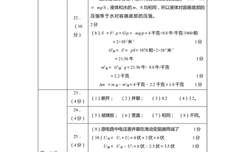 上海市青浦区2019届九年级4月质量调研(二模）质量调研物理答案（word版）_0122026上海中考一模二模真题试卷_2025-2012年_4.上海中考物理一模二模（14-24）_二模_2019中考物理二模答案